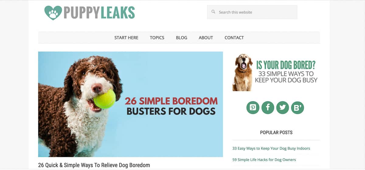 puppy leaks blog