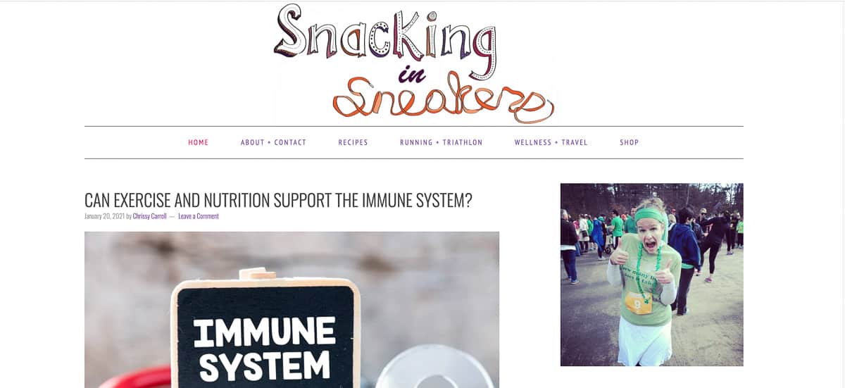 snacking in sneakers blog