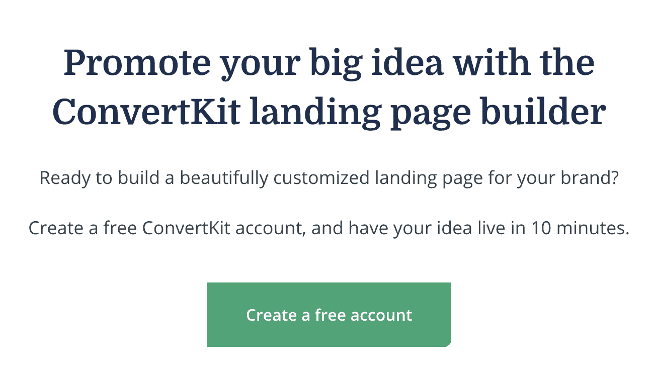 convertkit free acount