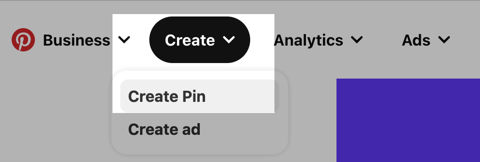 create pin