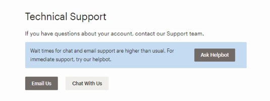 mailchimp technical support