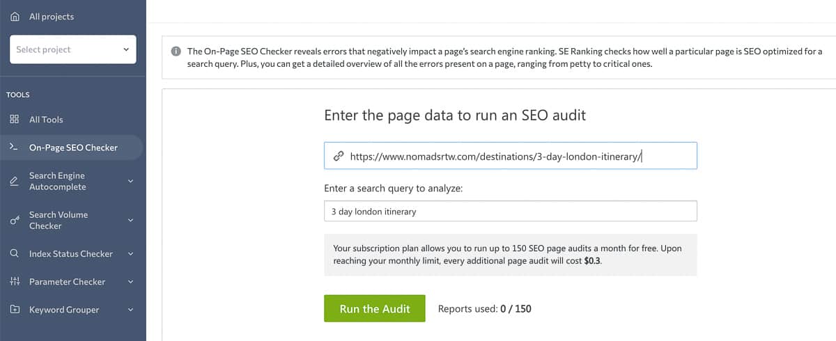 page audit