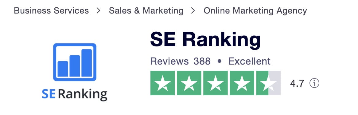 bekijk de ranking van trustpilot