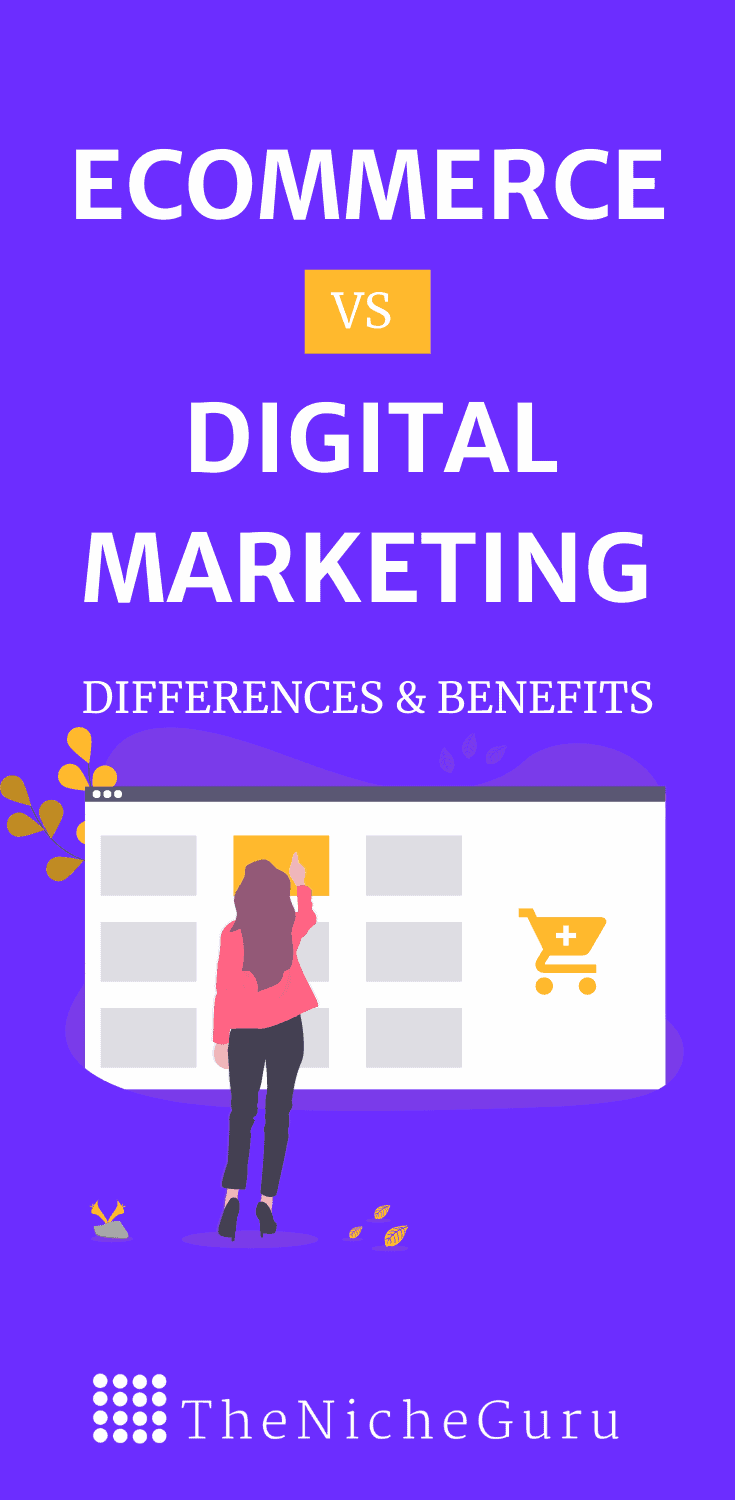 Learn the differences between ecommerce and digital marketing. In this post, you will also learn the key benefits from each of them and how they can help you grow your online business. Includes the best e-commerce tools and digital marketing tools.
#digitalmarketing #ecommerce