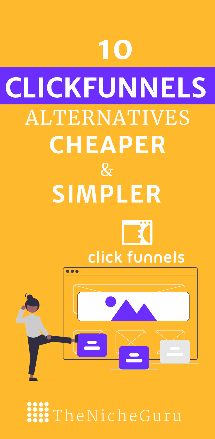 Top 10 alternatives. to Clickfunnesl for cheaper prices and also simple automation for beginners.  Convert your website into an automatic machine of making money with these Clickfunnels alternatives and increase your email marketing benefits from today. #clickfunnels #EmailMarketing #SalesFunnels