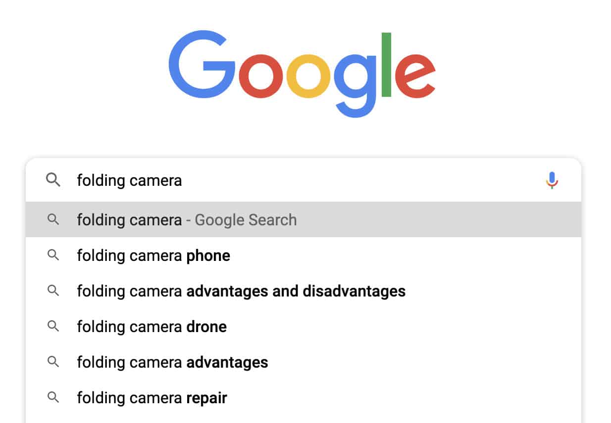 google suggest ideas