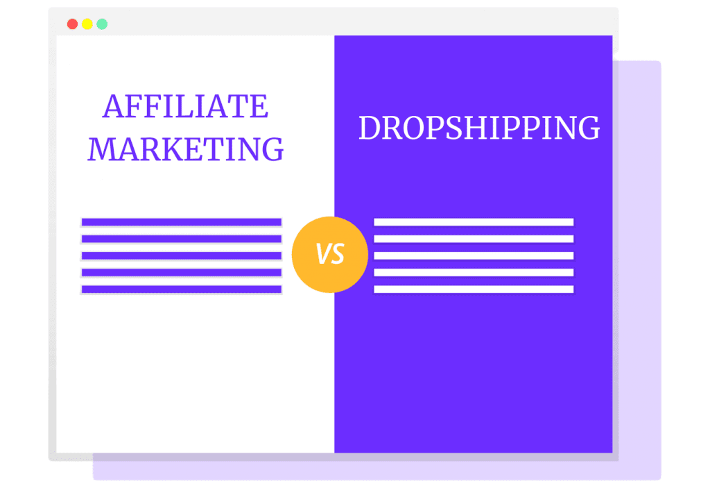 AFFILIATE MARKETING VS DROPSHIPPING