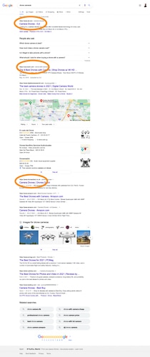 checking niche competitors on Google