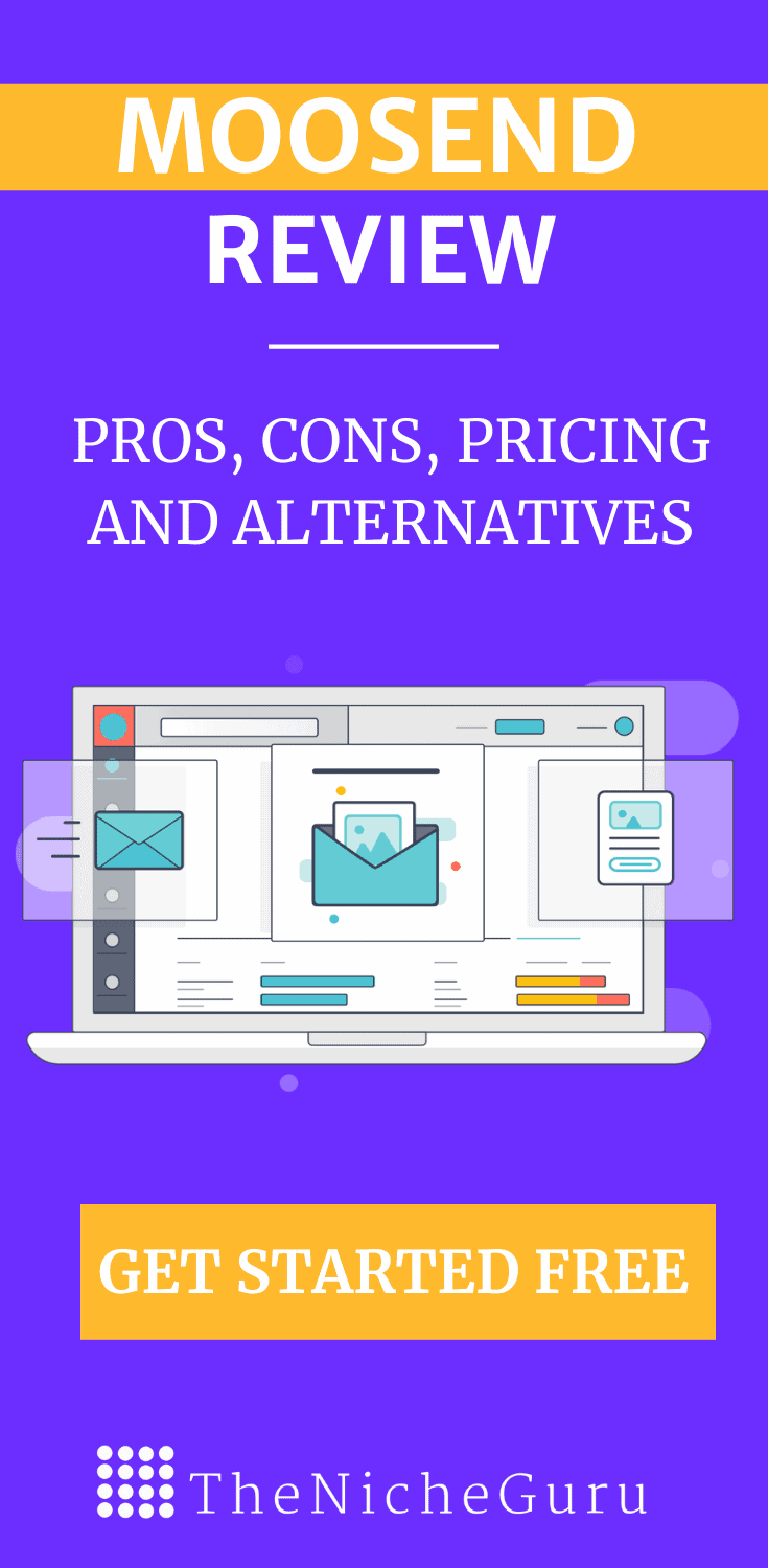 Complete Moosend review- Discover all the advantages, limitations, pricing and alternatives of this affordable email marketing tool for bloggers on a budget. #Moosend #EmailMarketing #EmailAutomation