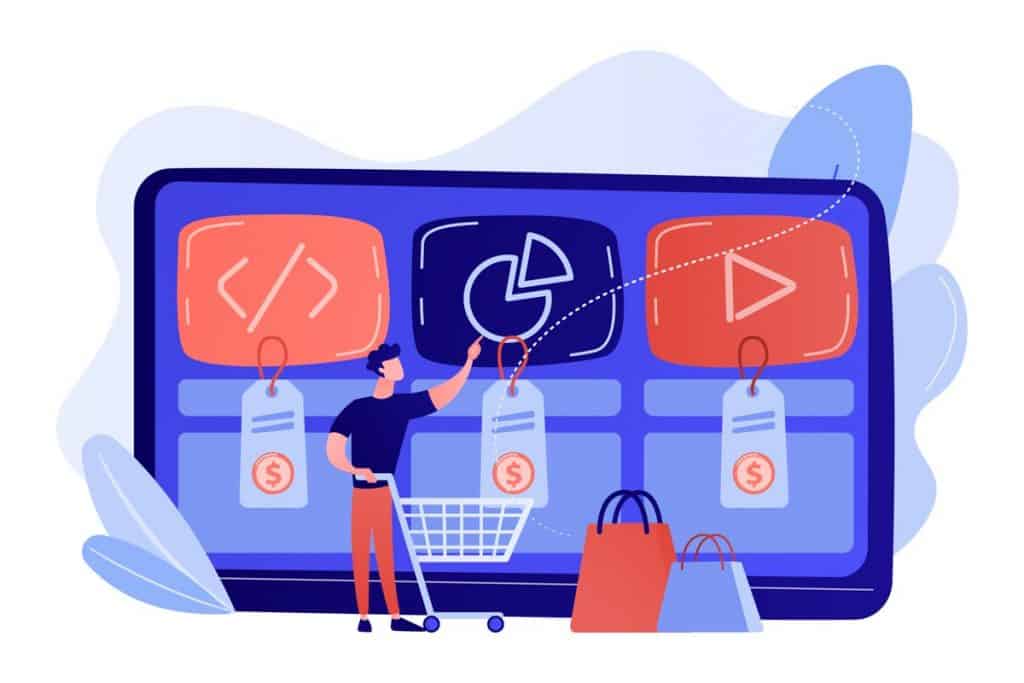 Niche marketplace illustration