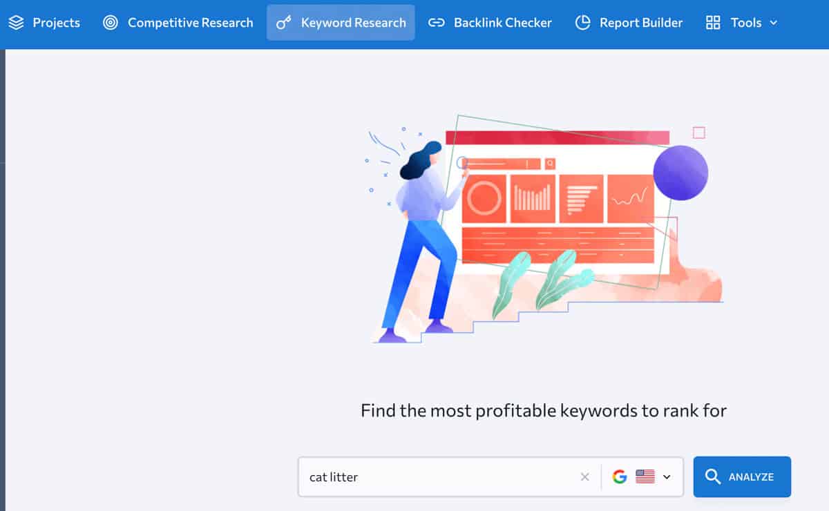 keyword research module