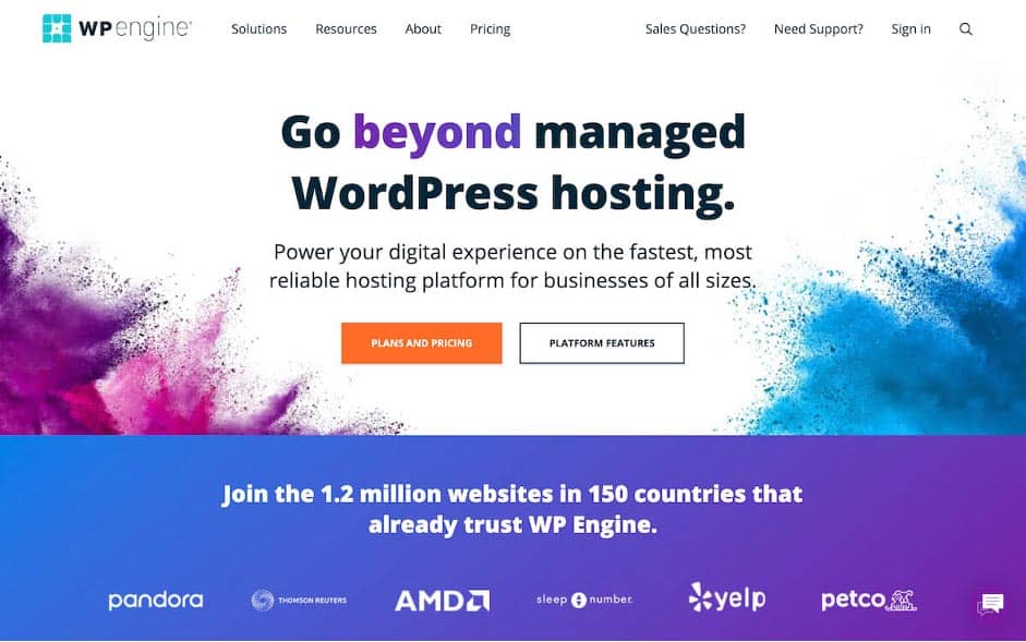WP engine hosting
