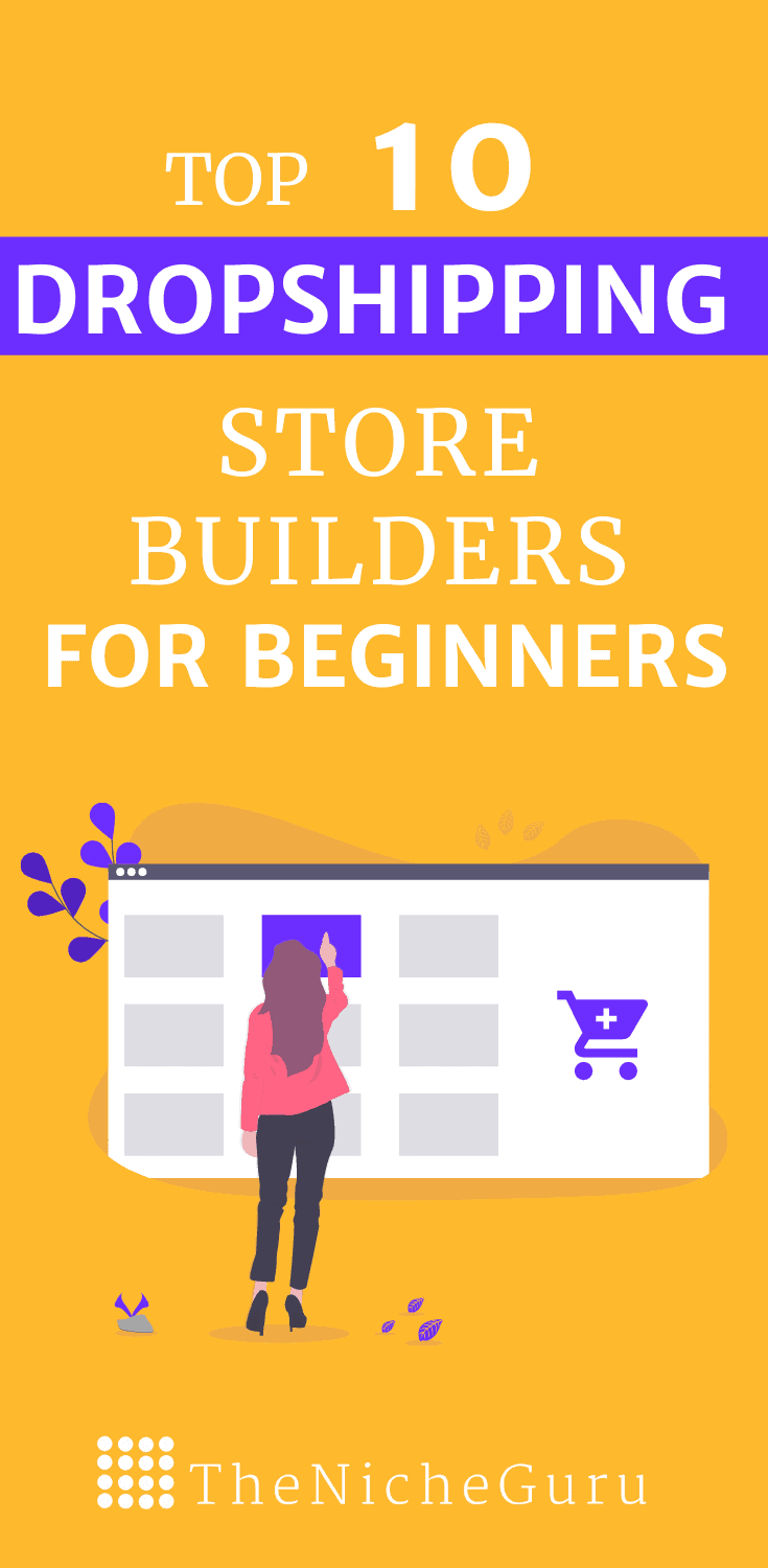Want to start a dropshipping business and not sure where to start? Check these 10+ dropshipping website builders perfect for beginners. From Shopify, to spoket and some other store builders perfect for an eccommerce business. #dropshipping #ecommerce