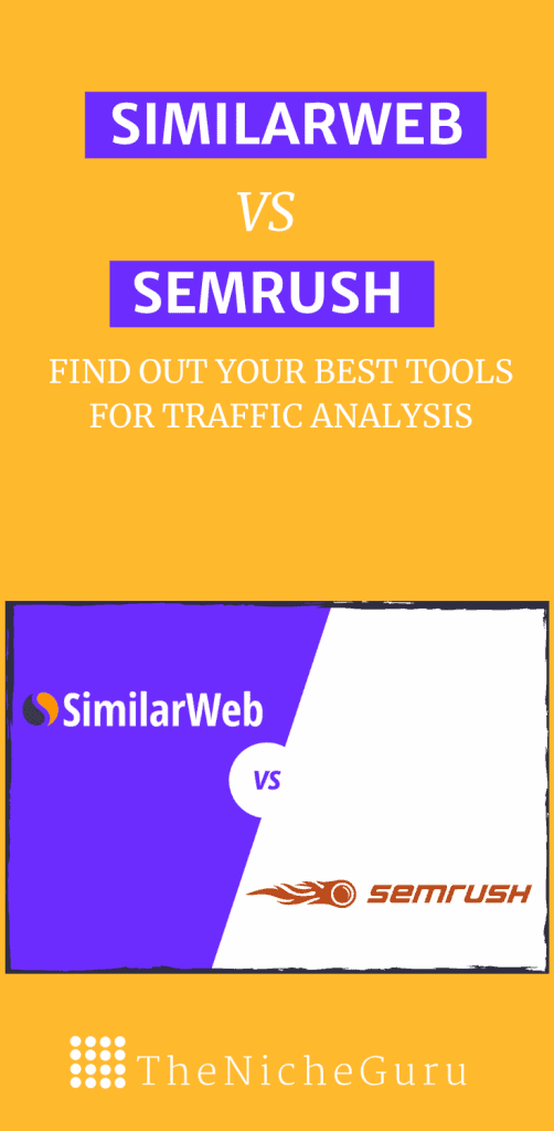 Looking for the best tool for traffic analysis? Check this review between Semrush vs Similarweb and find out which is better. Includes features review, user experience, support, and pricing. #semrush #similarweb