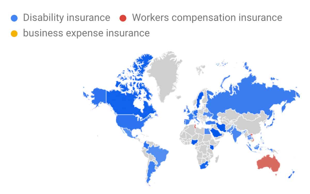 Income protection insurance globally