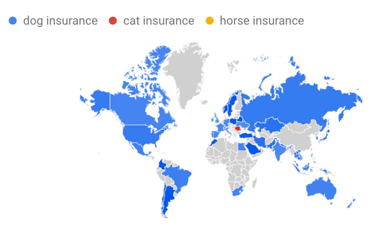 pet insurance trend globally