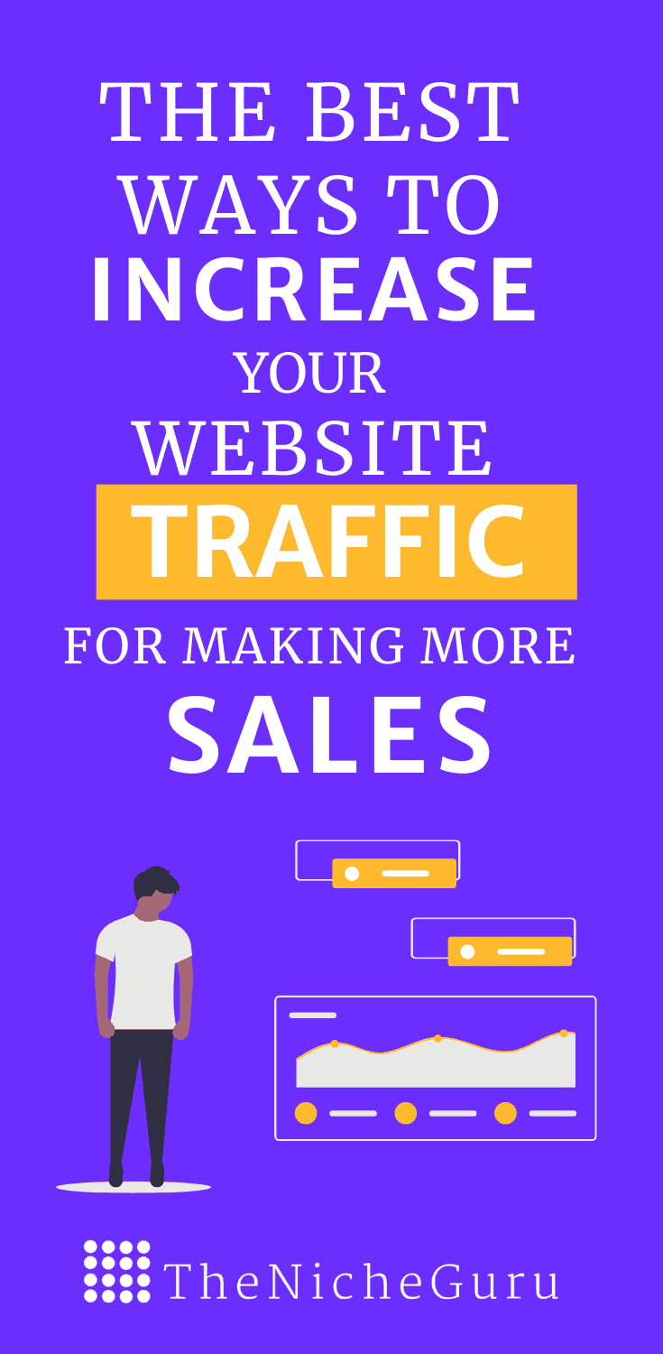 Find out the 5 best ways to increase your website traffic with these simple tips that you can implement from today. Check this post now to grow your traffic and drive more sales #websitetraffic #trafficincrease #passiveincome