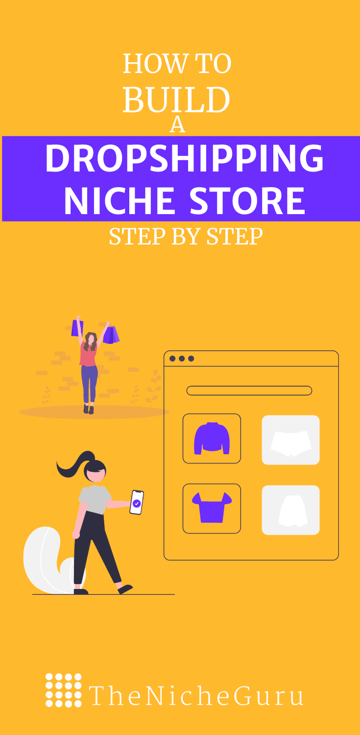 Beginners guide to creating a dropshipping niche store step by step. Learn why niche stores work better than general stores and create build your profitable online business today. #onlinebusiness #ecommercestore #dropshipping #dropshipping business