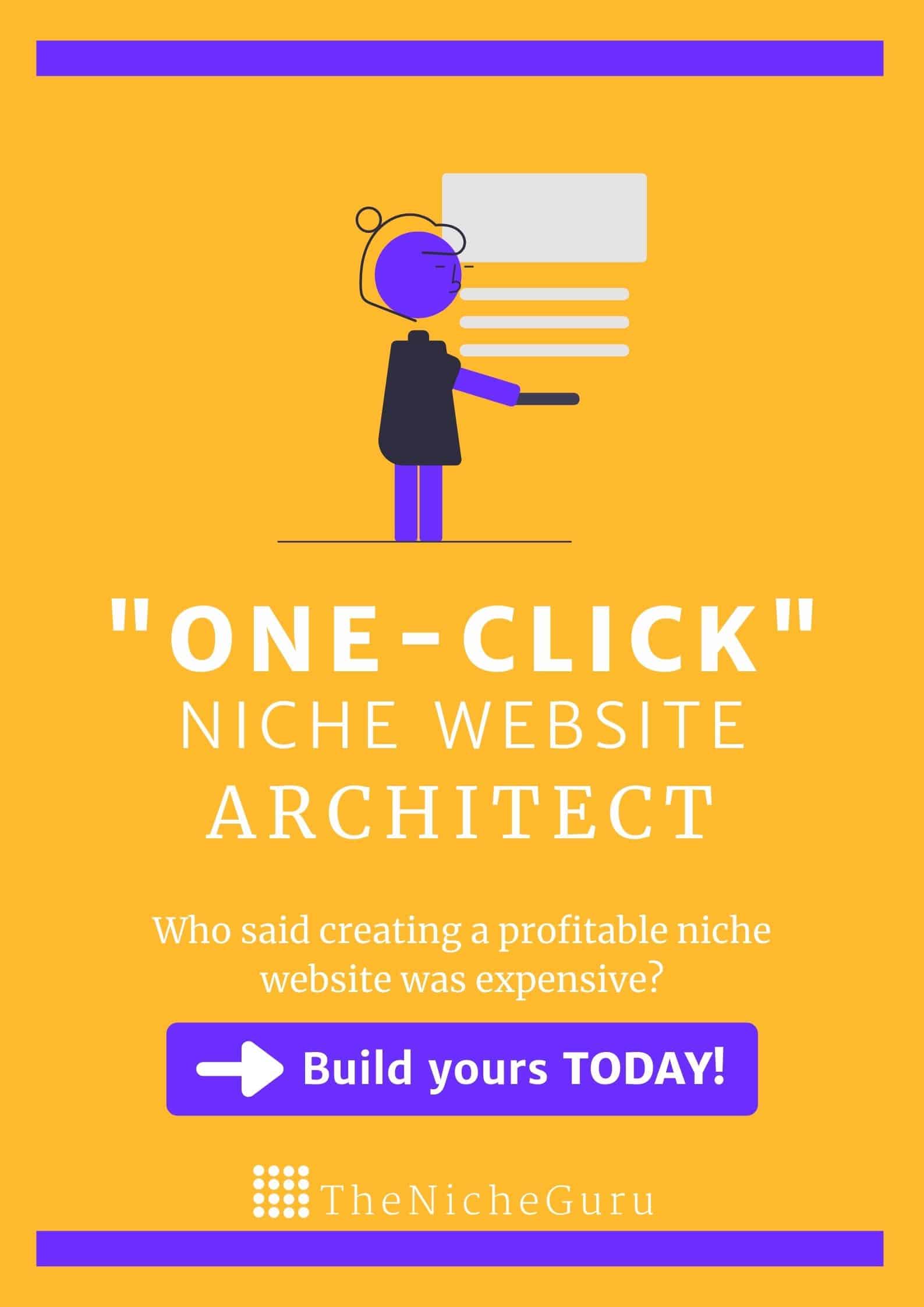 one click niche website architect
