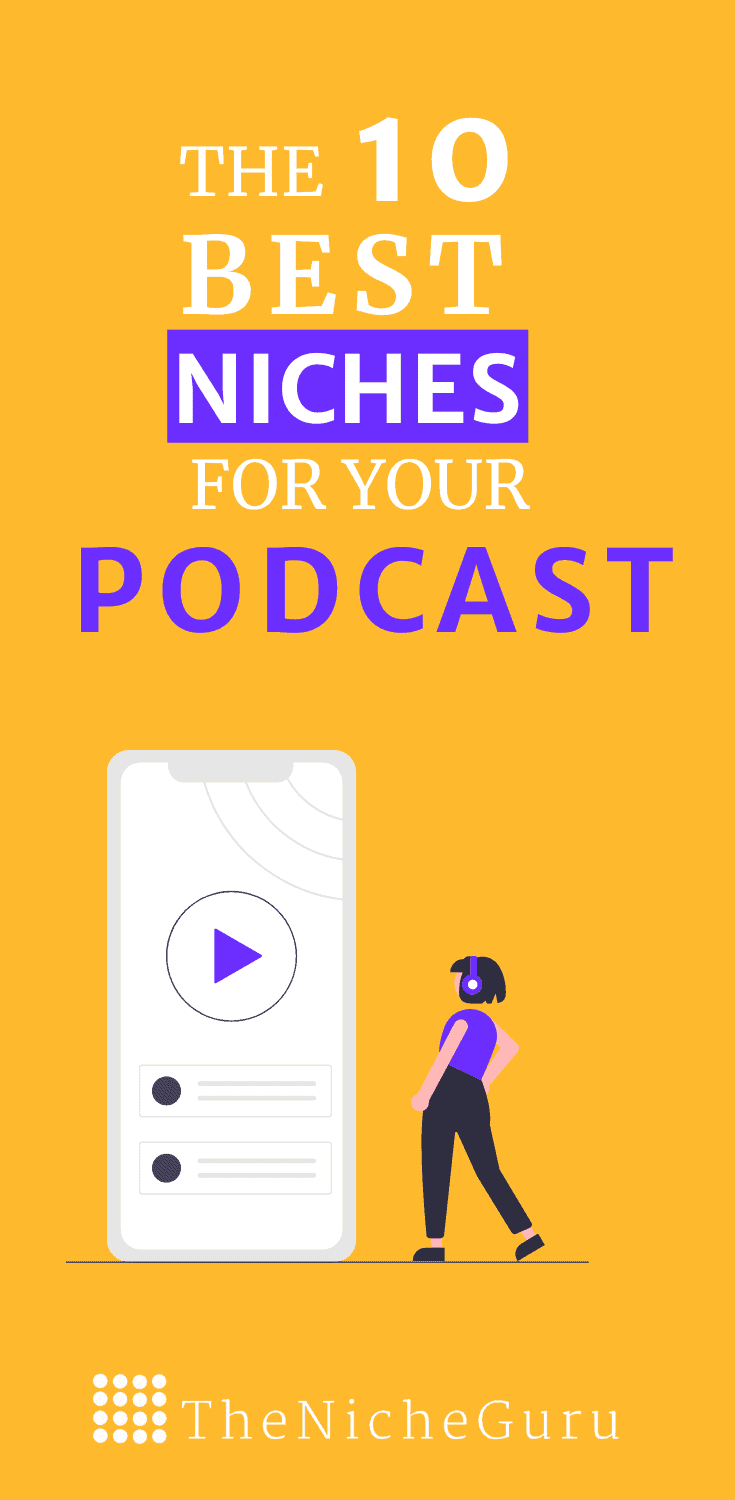 The most creative ideas for your podcast, including the best performing niches. Discover the 10 best podcast niches and tools you need to get started. #podcastniches #podcasts #podcastideas
