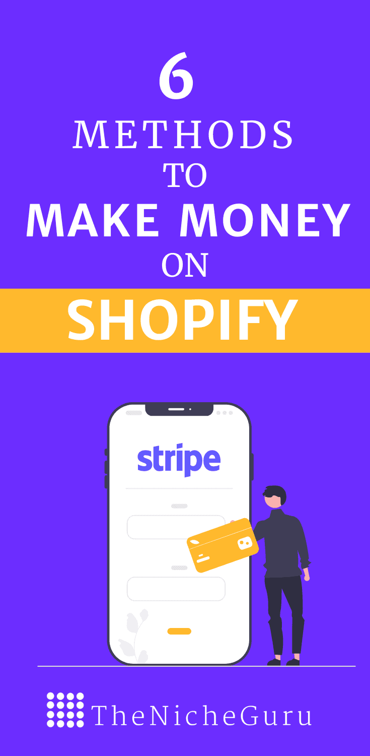 Learn how to make money on Shopify in 2022 with 6 proven methods. Includes step by step on how to create a shopify ecommerce store, dropshipping and more. #shopify #ecommerce #makemoneyonline