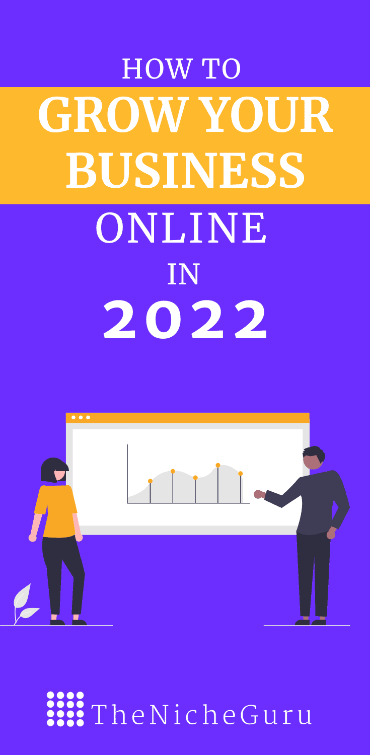 Learn how to grow your business online in 2022 with the best strategies, including: Website creation, content creation, social media marketing, SEO, paid advertising, and more! #businessgrowth #onlinebusiness #business2022 #growwebsite