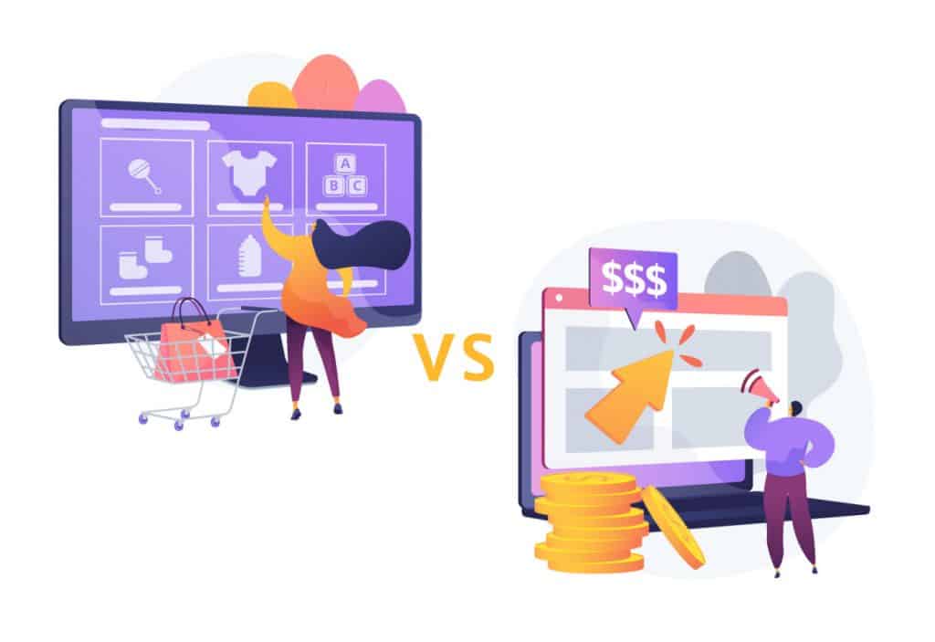 ecommerce vs digital marketing compared