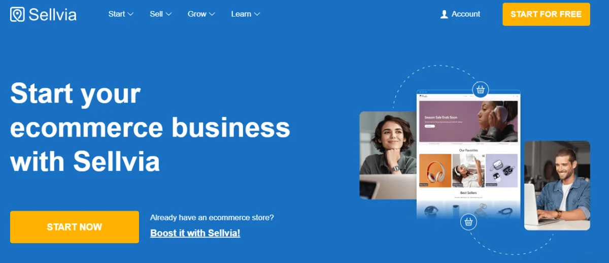 Sellvia features
