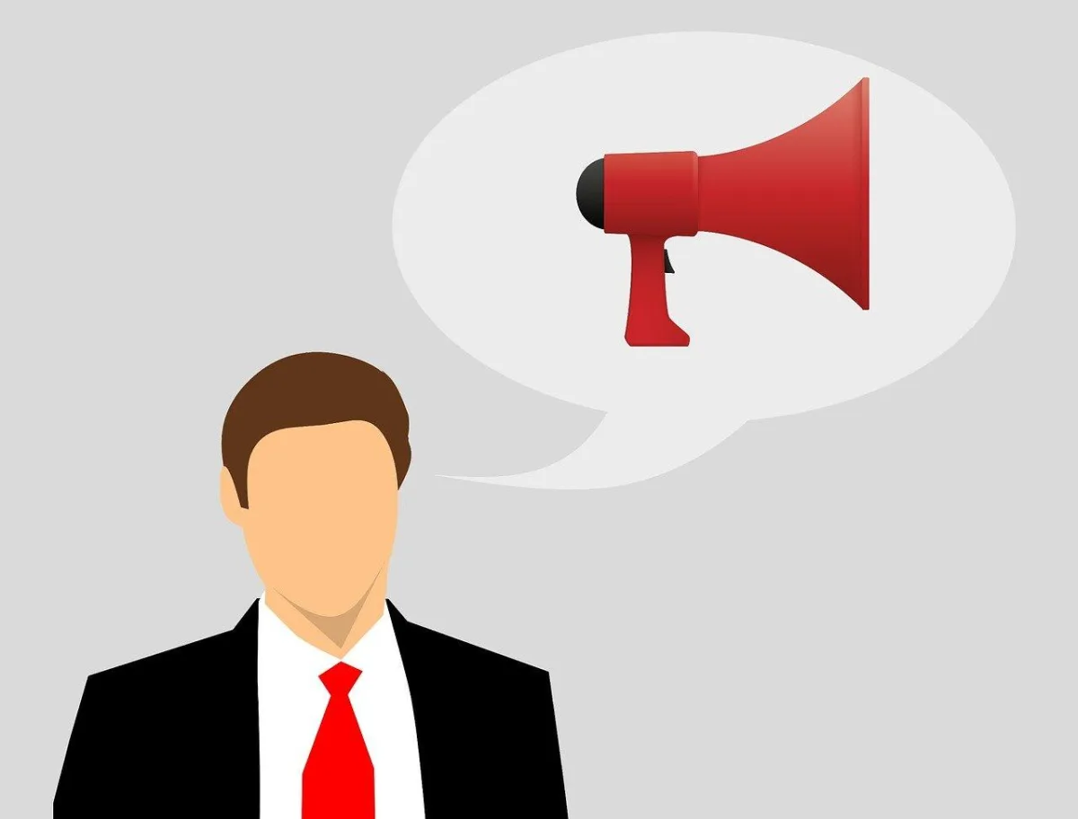 Free ad attention notification illustration