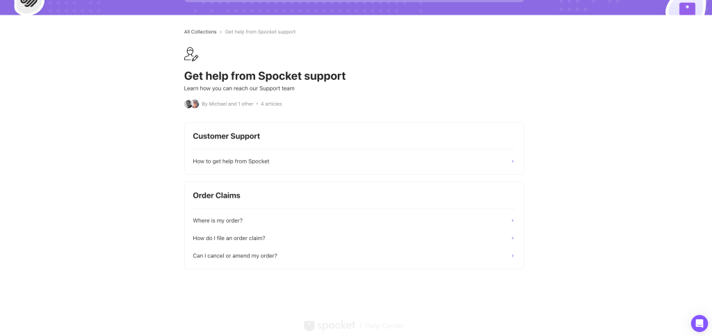 Spocket 24/7 Customer Support for Assistance Around the Clock