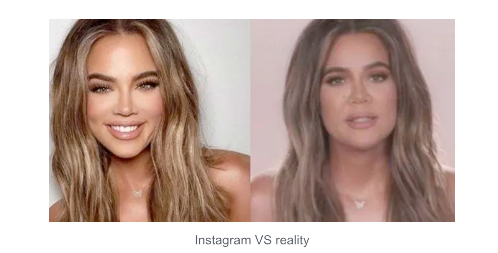 Instagram VS reality