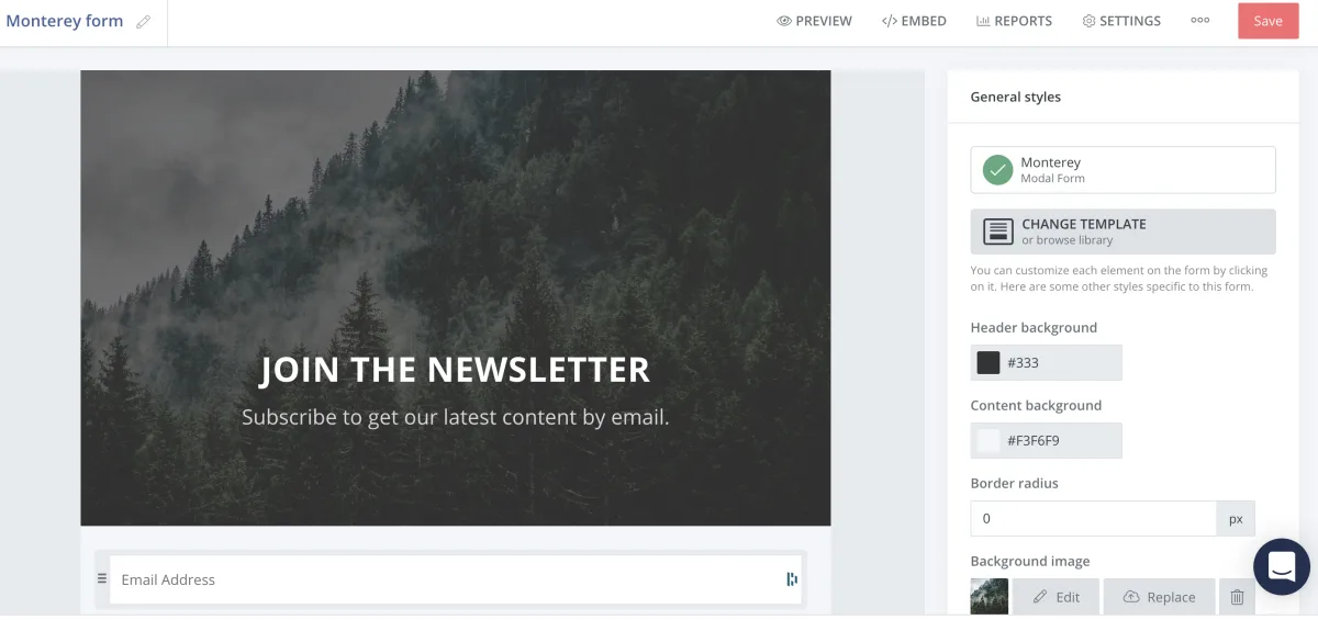 Customising a form in Convertkit