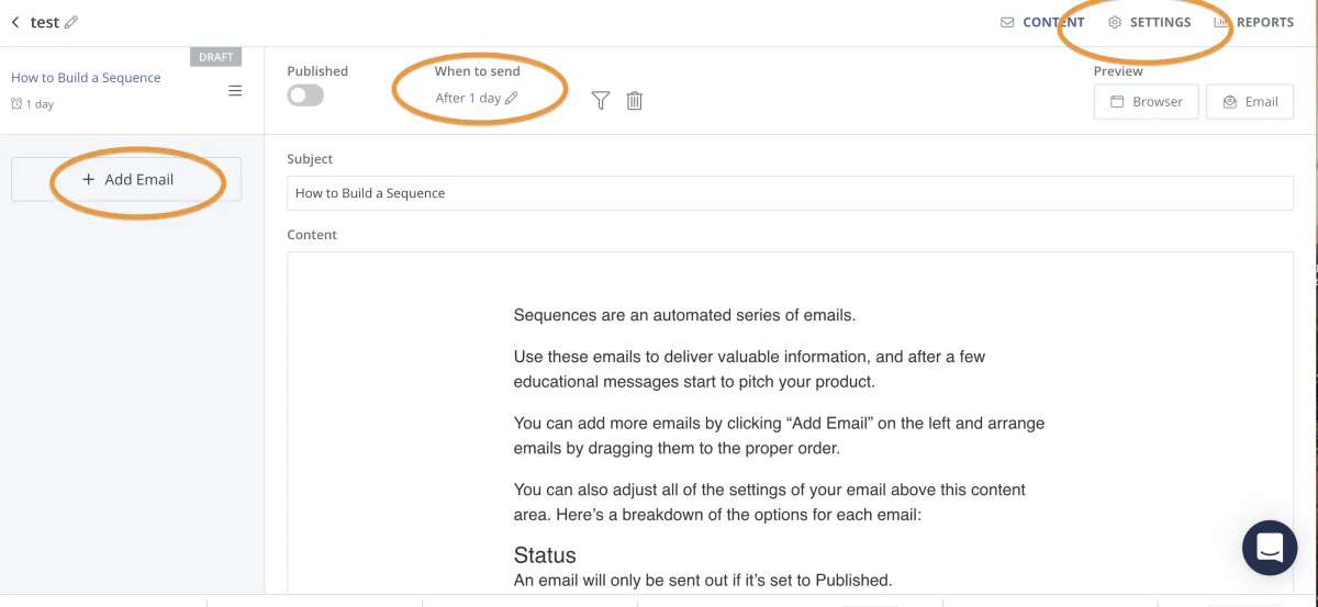 Sales funnel automation in Convertkit