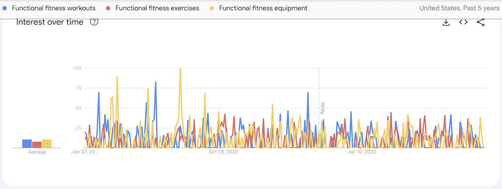 functional fitness sub niche trends