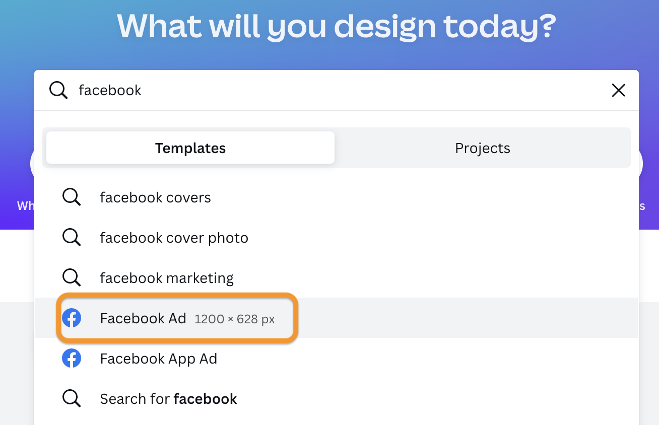 canva searchbar